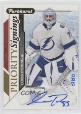 2018 Upper Deck Parkhurst Priority Signings 7/50 Louis Domingue #PS-LD Auto 05ds