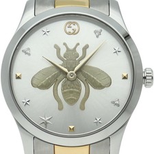 Used GUCCI G Timeless Men's Watch G Timeless 126.4/YA1264131 GP/SS Men's Watch S