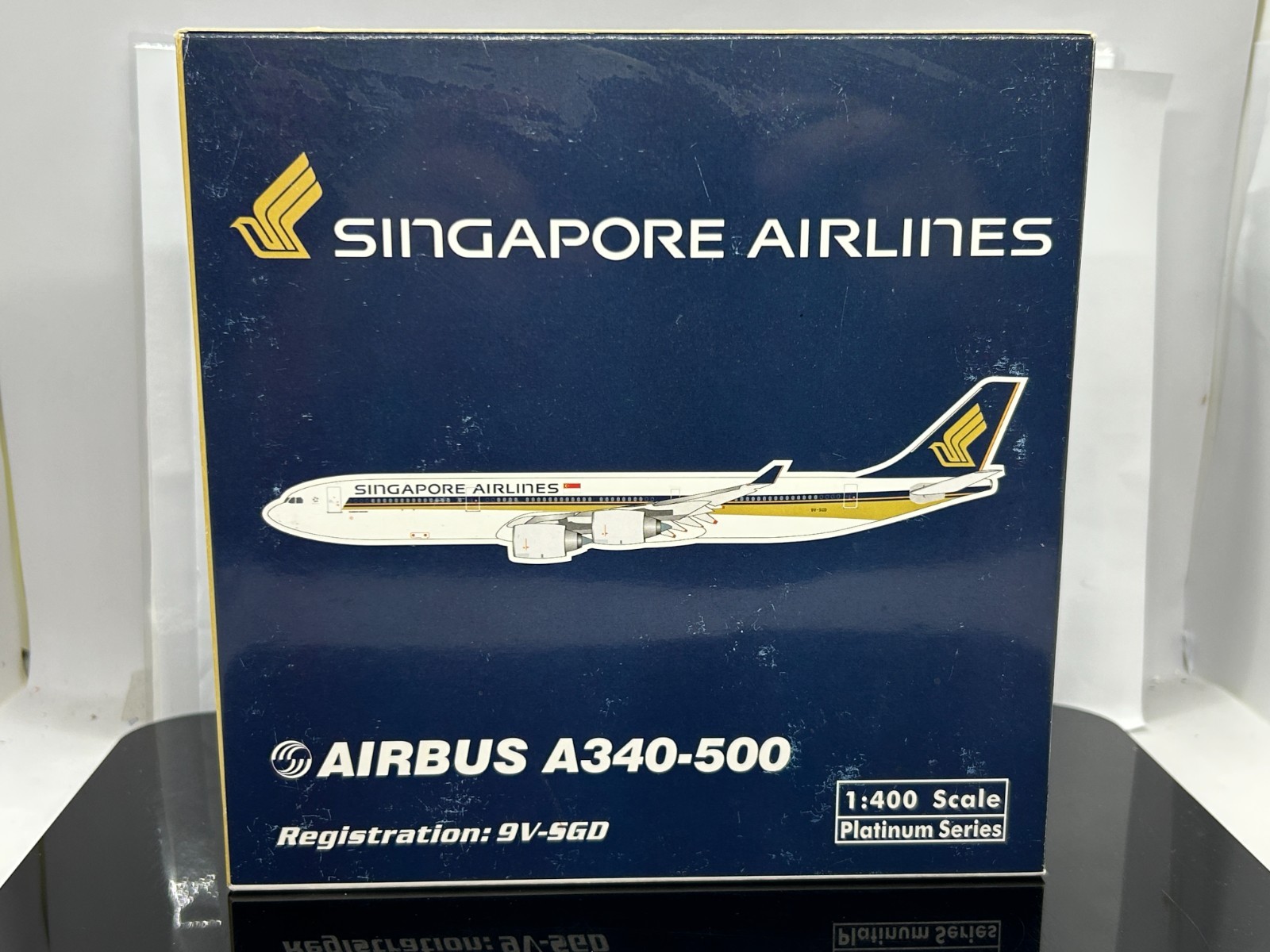 ** PHOENIX 10248 AIRBUS A340-500 SINGAPORE AIRLINES 9V-SGD  L/E 1:400 SCALE **