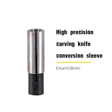 6mm to 3.175mm Accurate Engraving Bit CNC Router Tool Adapter for Collet