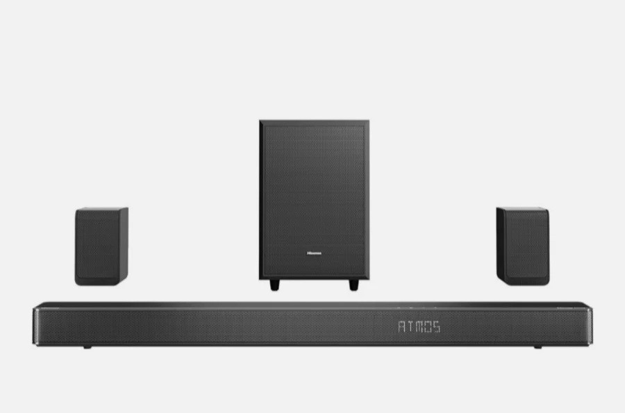 Hisense AX5125H 5.1.2 CH 500W Soundbar With Wireless Subwoofer & Rear Speakers