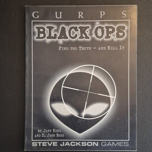 Steve Jackson Games GURPS Black Ops 1999 by Jeff Koke & S. John Ross