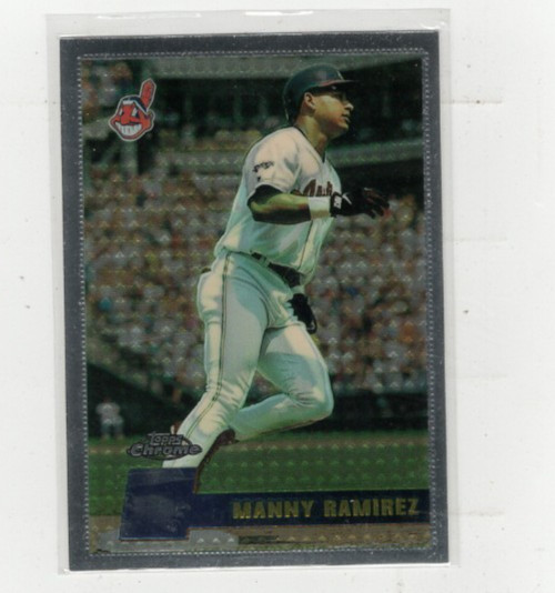 1996 Manny Ramirez Topps Chrome #161 Free Shipping (D2309)