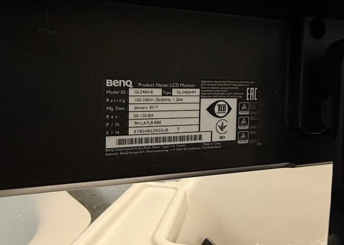 BenQ GL2460HM 61 cm (24 Zoll) 16:9 LED LCD Monitor - Schwarz - Bild 3 von 3