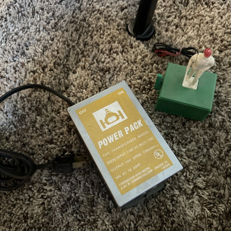 STROMBECKER 14 VOLT MODEL 9703E POWER PACK TRANSFORMER ~ Untested