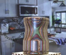 Salt Shaker For Pepper Mill Colorgrain Wood Wooden Handmade SEE VIDEO 940a