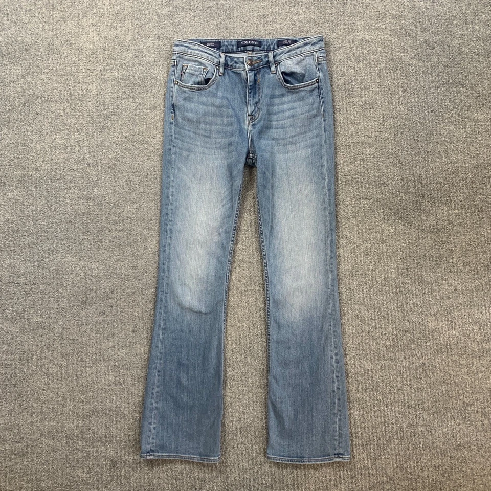 Vigoss Jeans Womens 28 Denim Jogger Bootcut Classic Fit Stretch High Rise ZipFly - Image 2 of 4