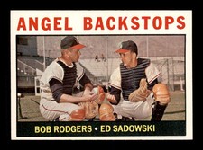 1964 Topps #61 Bob Rodgers/Ed Sadowski Angel Backstops VG/VGEX X3358475