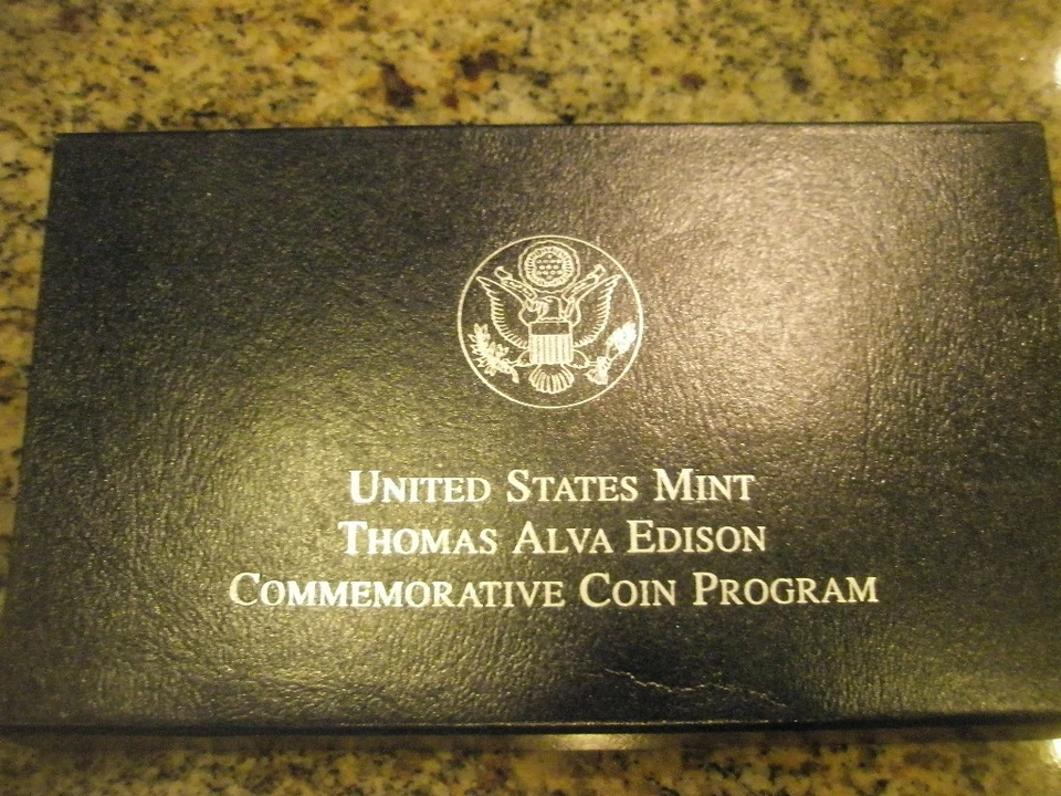 2004-P Uncirculated Thomas Alva Edison Comm 90% Silver Dollar - Image 4 of 4