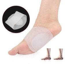   1Pair Silicone Arch Support Foot Pads for Plantar Fasciitis Pain Relief