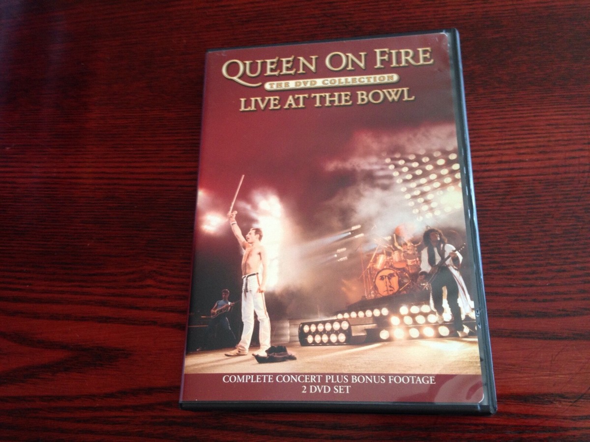 Queen: On Fire - Live at the Bowl - DVD - 2004 THICK CASE = CANADA