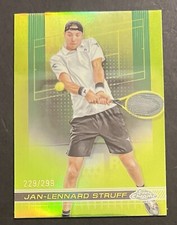 2024 TOPPS CHROME JAN-LENNARD STRUFF #139 LIME GREEN REFRACTOR @ 229/299 @