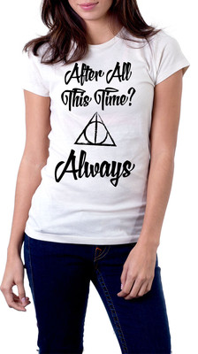 Always Harry Potter T-shirt Deathly Hallows Maglietta Doni
