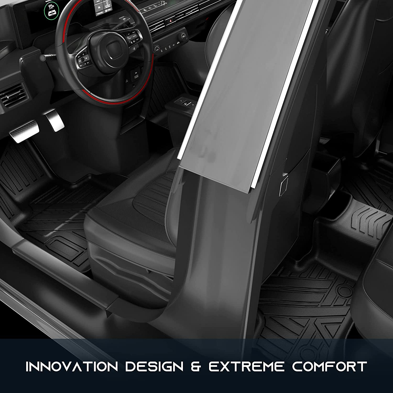 Car Floor Mats Fit 20162022 Mercedes Benz GLC Class GLC300 GLC250 1st & 2nd Row eBay