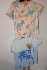 Cat Jack Boys Girls NWT Size M 8 Unisex Shirt NWT NEW Tie Dye T-Shirt LOT