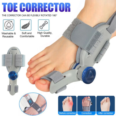 Bunion Fix Toe Valgus Corrector Big Toe Straightener Adjustable for Men & Women