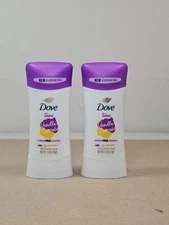 DOVE Teens Deodorant Antiperspirant Moisturizers Vanilla Cupcake 2.6 oz 2-pk