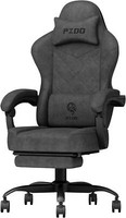 Gaming Stuhl Ergonomischer Pc Stuhl Mit FußStüTze Hightech Stoff Schwarz