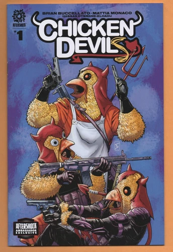 Chicken Devils #1 Ambassador Variant Cover, NM- Aftershock Comics 2022