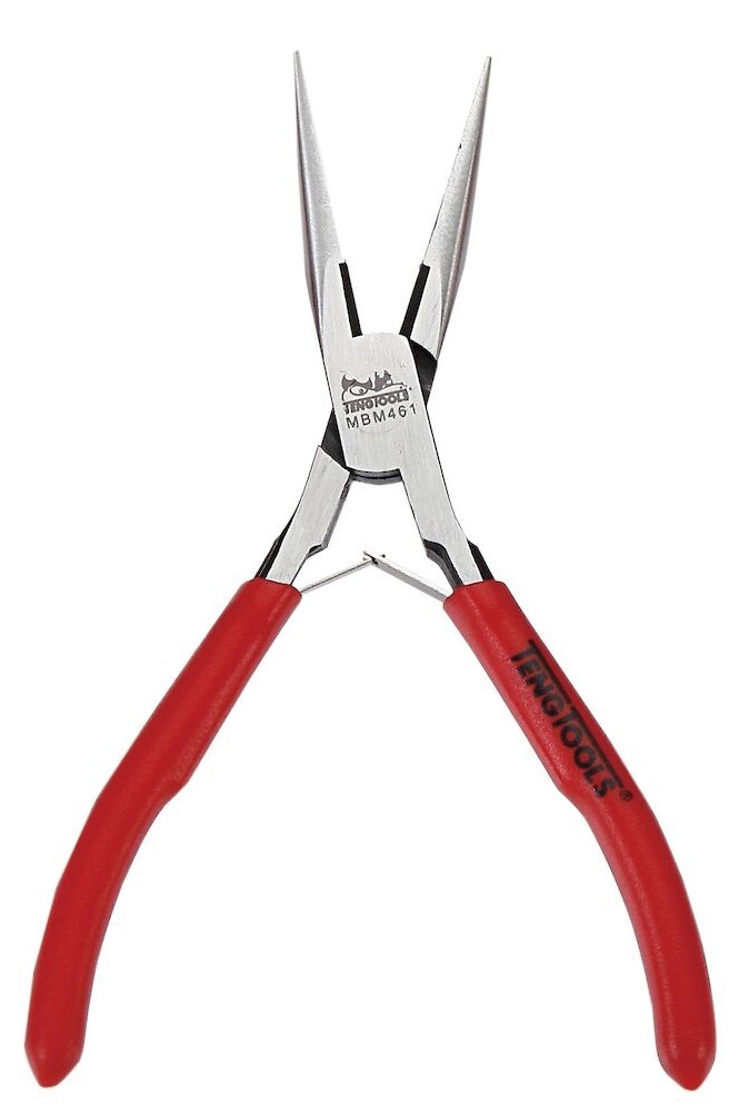 Teng Tools MBM461 - 125mm Mini Long Nose Plier (Vinyl Grip)