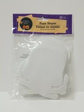 Crafters Square Skull Crossbones Foam Shapes 20 ct. Halloween Pirates