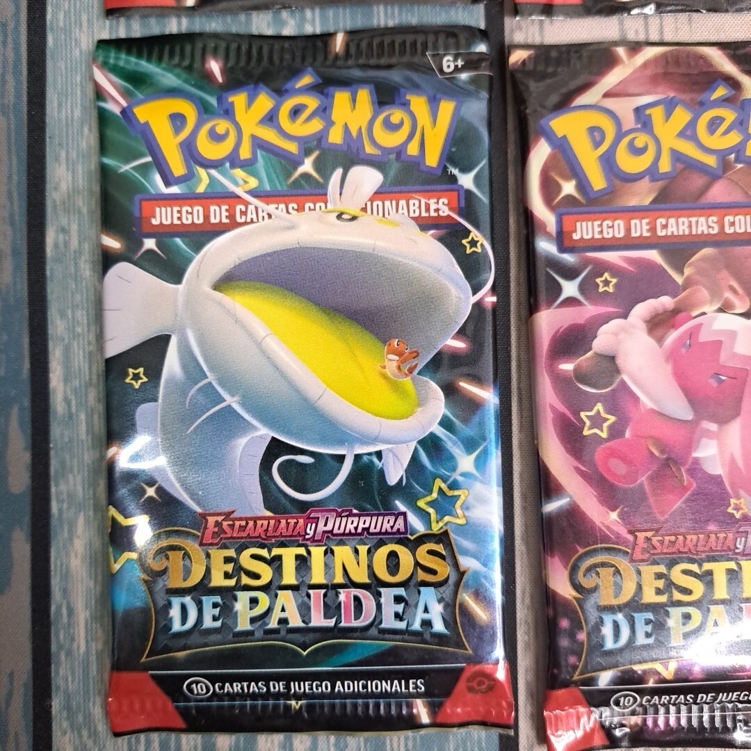 4X Pokémon Destinos De Paldea Espanol / Spanish Booster Pack