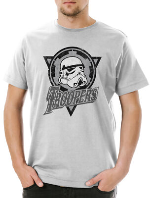 Troopers Logo Herren T-Shirt Star Force Imperial Dark Wars Storm Side Sci-Fi