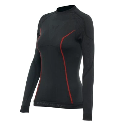 Dainese Thermo Ls Funtionswäsche Manches Longues Femmes (Noir/Rouge) Gr : L/XL - Photo 1/2