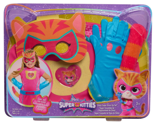 NEW! Disney Super Kitties GINNY SUPER DRESS UP SET Costume Fits Sizes 4-6X READ!