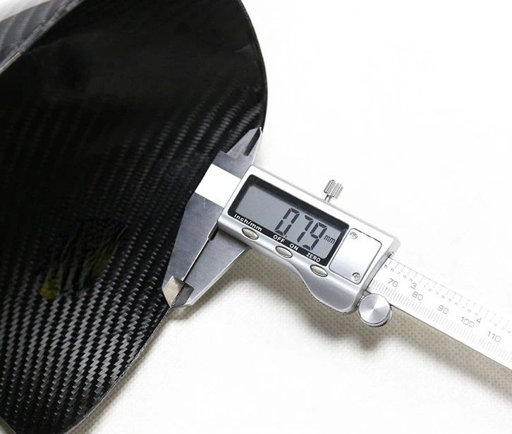 Наклейка на боковое зеркало из настоящего сухого углеродного волокна подходит для Dodge Challenger 2009-20 - Изображение 2 из 4