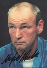 Manfred Wolke autograph welterweight BOXER signed