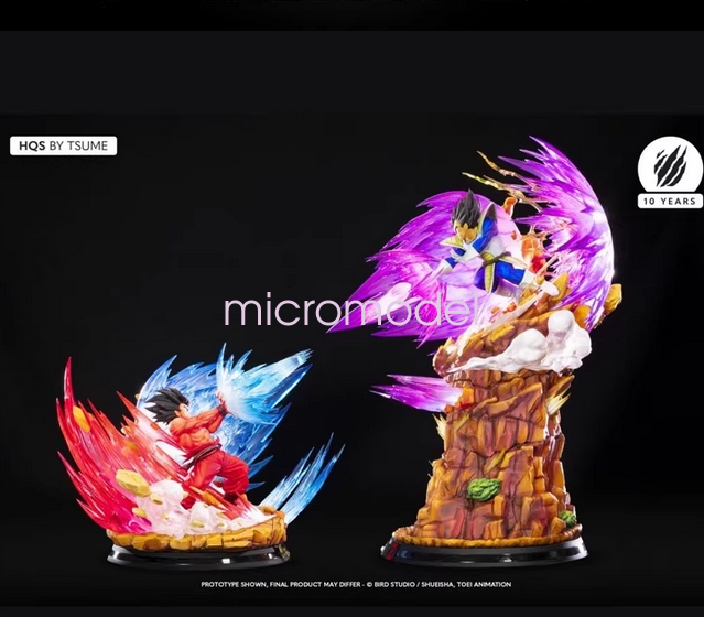 Tsume studio Dragon Ball Goku VS Vegeta Resin Statue in stock 1/6