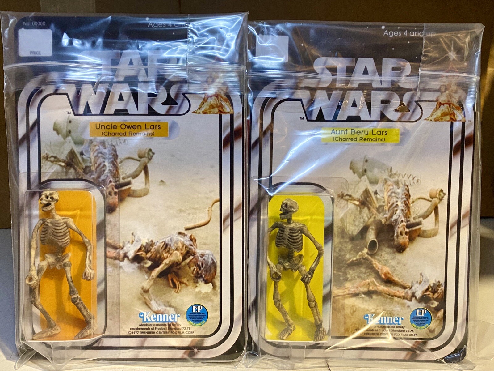 star wars uncle owen charred remains figure