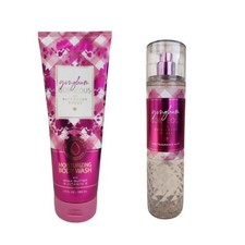 2 NEW Bath  Body Works Gingham GORGEOUS Moisturizing Body Wash 10 oz  Mist