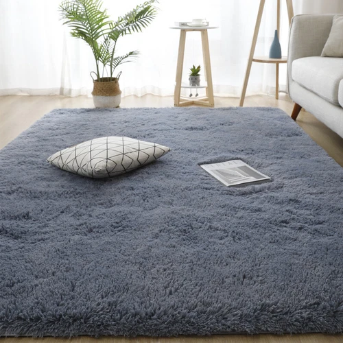 Super Soft Shaggy Rugs Anti-Slip Large Fluffy Rug Living Room Bedroom Carpet Mat - Picture 12 of 35