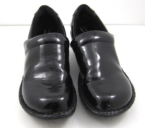 Born Concept Para Mujer Zuecos Cuña de Boc zapatos talla 7 M enfermería  Charol Negro | eBay