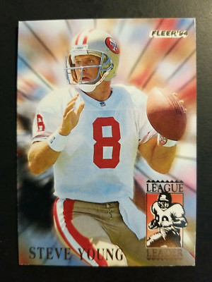 Steve Young San Francisco 49er's 1994 Fleer #10 Football Card