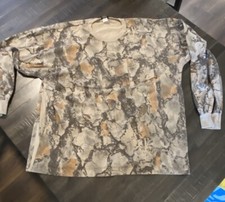 Vintage Natural Gear Made In USA Camo Long Sleeve T Shirt 2XL XXL