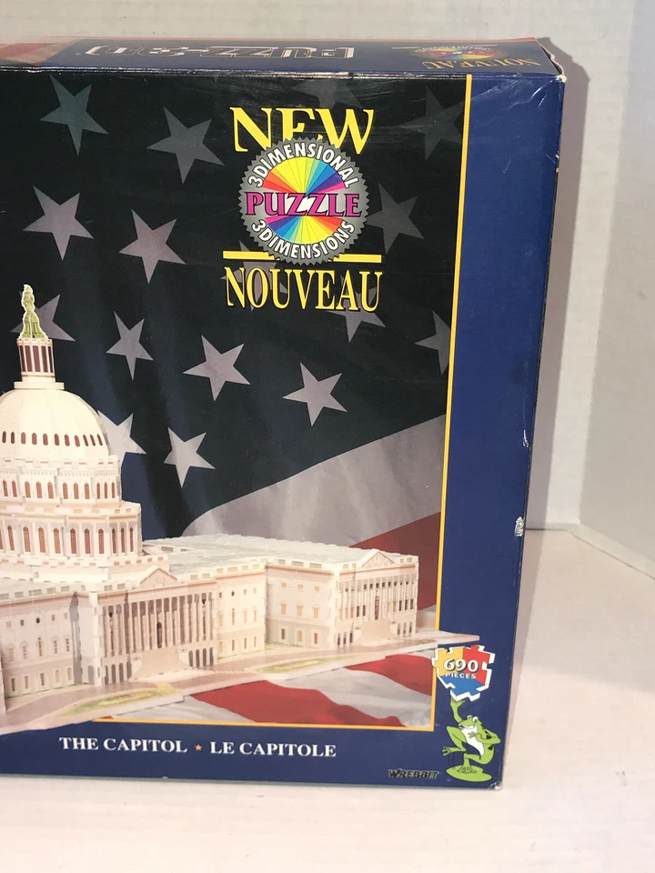 Rompecabezas de colección Wrebbit 3D edificio del Capitolio de Estados Unidos 690 piezas Foto 2 de 4