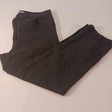 Riders by Lee Classic Fit Straight Leg Women  s Denim Black Jeans Size 16M