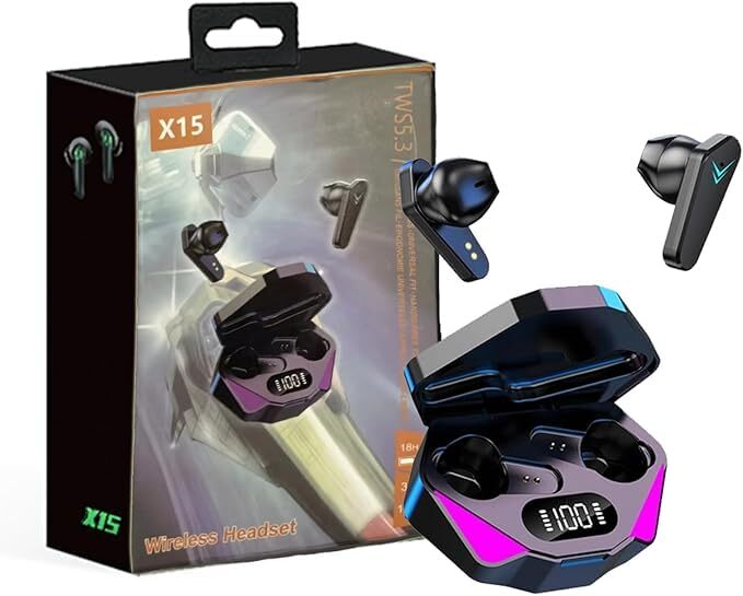 WHITOR Wireless Gaming Headset Real Game in-Ear Headset Bluetooth Headset Tou...