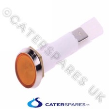 NE47 LINCAT 10MM AMBER NEON INDICATOR FOR GRIDDLES / FRYER / SOLID TOP RANGES