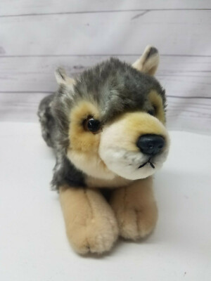 Miyoni AURORA Plush Stuffed Animal 14'' Wolf Plush Stuffed Animal Toy A2