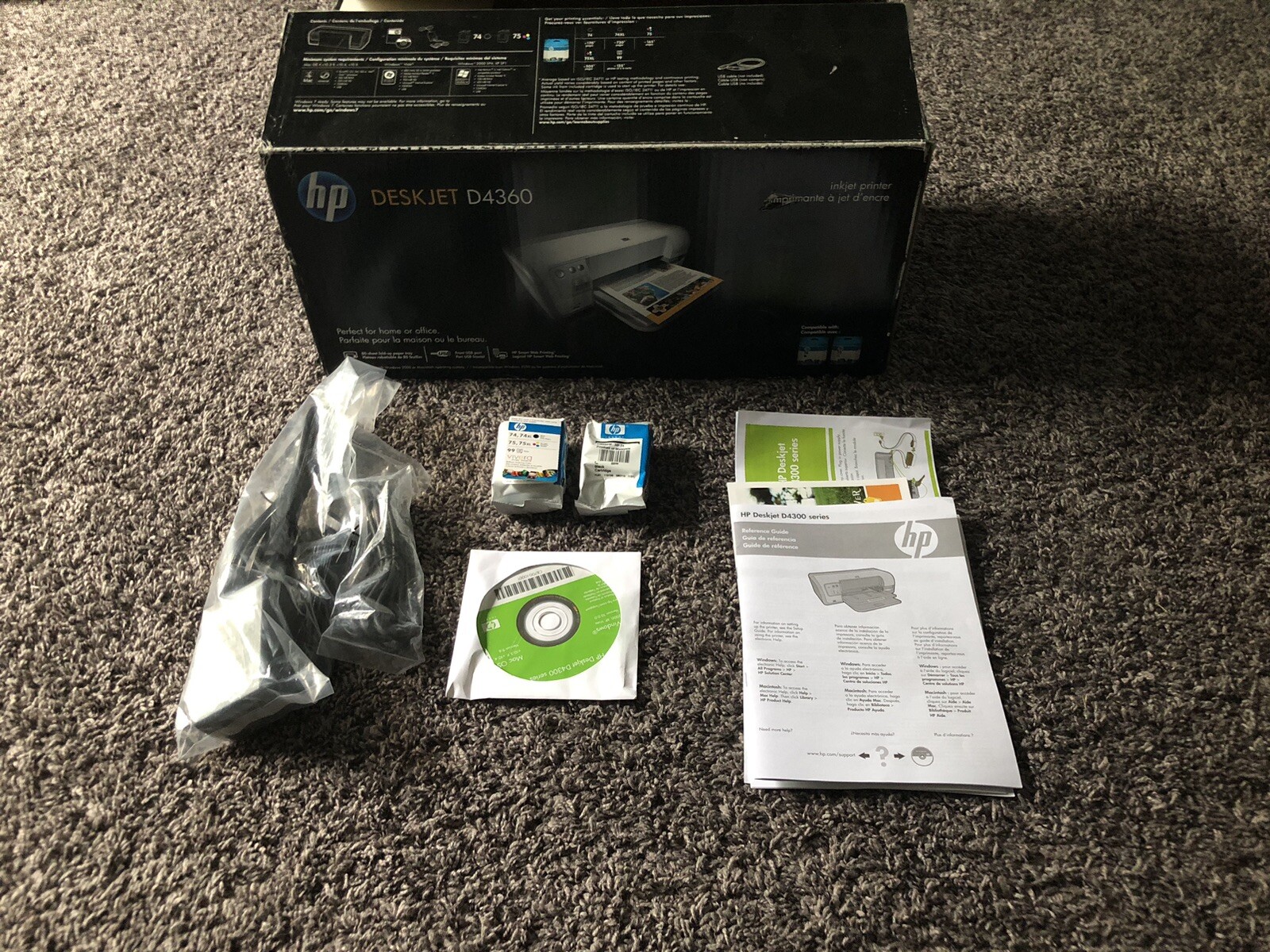 New HP DeskJet D4360 Inkjet Printer eBay