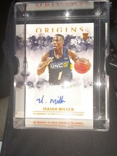 2021-22 Chronicles Draft Picks ISAIAH MILLER Origins Auto UNCG T-Wolves ORANGE 