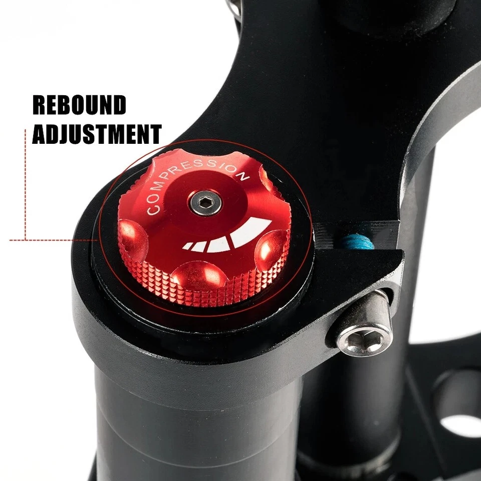 EBike MTB Downhill Mountain Air Suspension Fork 150*15mm Axle Dual Brake 26*5.0 - Image 4 of 4