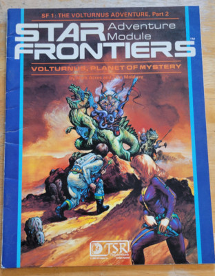 SF1 Volturnus Planet of Mystery 1982 Star Frontiers TSR Module Sci-Fi 7801