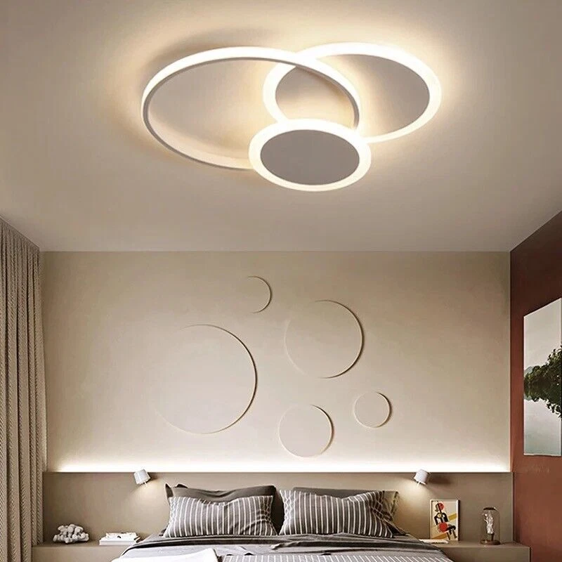 Plafoniera Led Moderna, 60W Lampada Da Soffitto Creativa A Forma Di