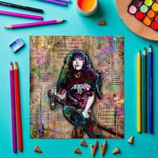 ANTHRAX JOEY BELLADONNA 8x10in Poster  Anthrax Singer Pop Art Free Shipping US