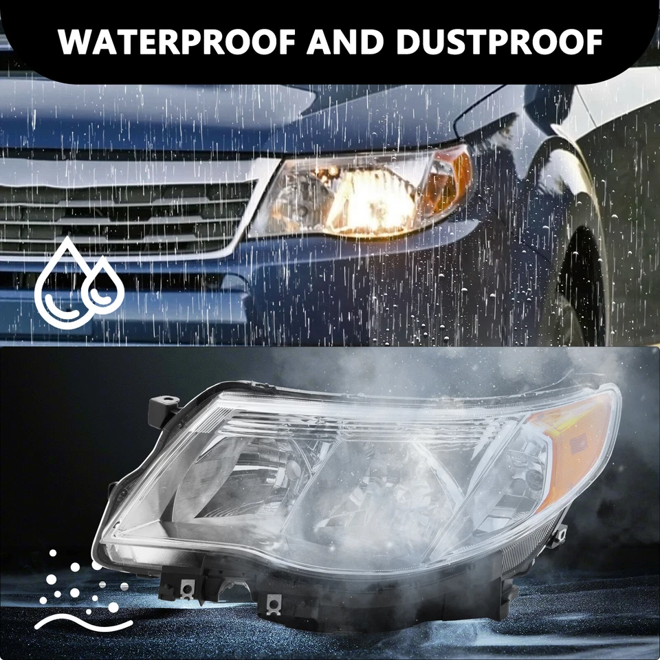 Conjunto de faros halógenos izquierda+derecha para Subaru Forester 2009-2013 Foto 4 de 4